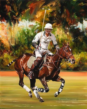 Polo horse Oil Paintings